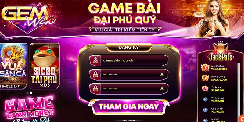 Link giao dịch 2P2 là địa chỉ mà hội viên Gemwin cần nắm